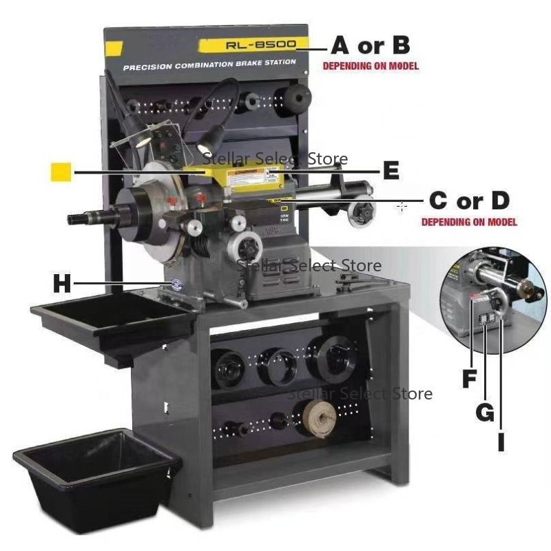 Brake Drum Lathe - RL-8500 Auto Maintenance Brake Drum/Disc Cutting