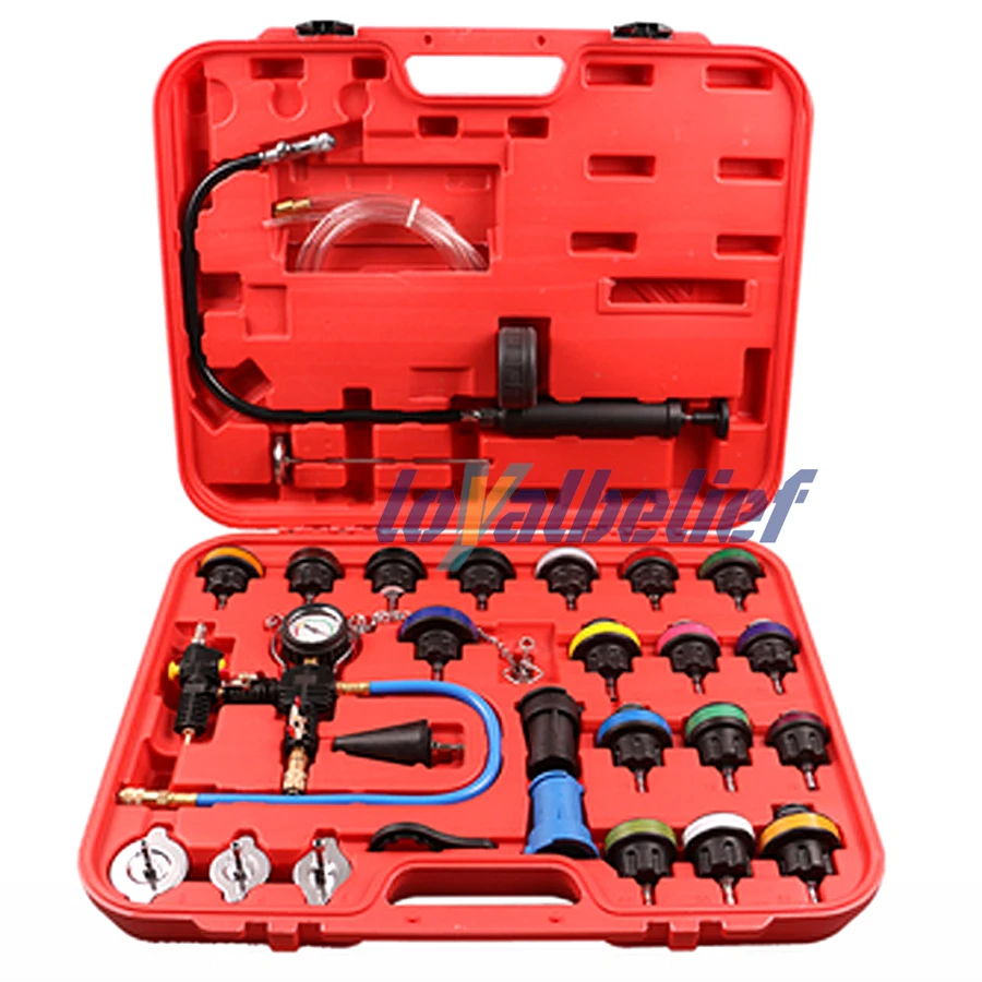 28Pcs Universal Radiator Press - đánh giá và giá Radiator Pressure Tester