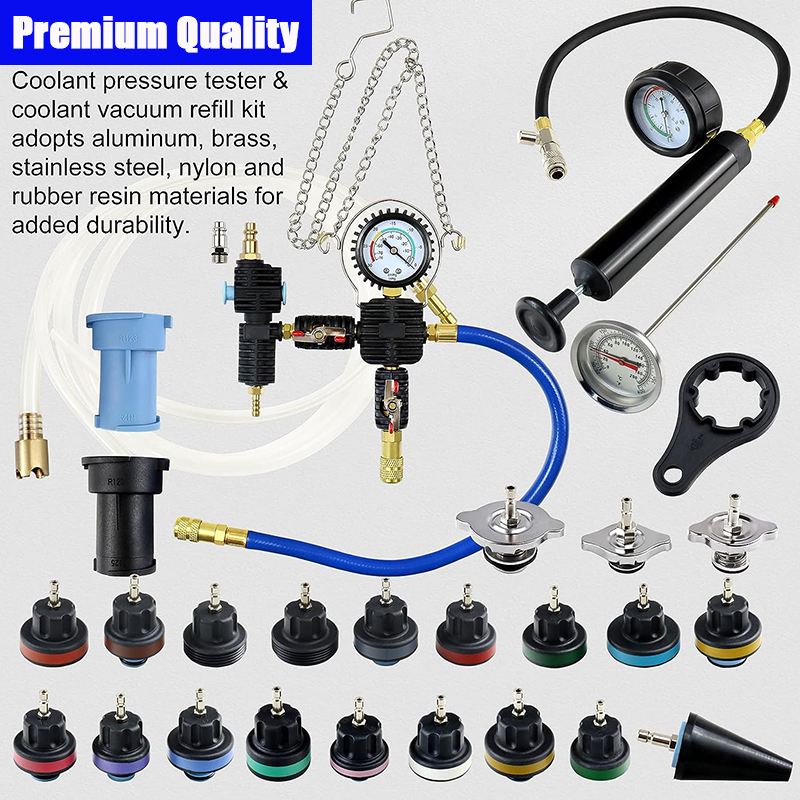 28PCS Car Universal Radiator P - đánh giá và giá Radiator Pressure Tester