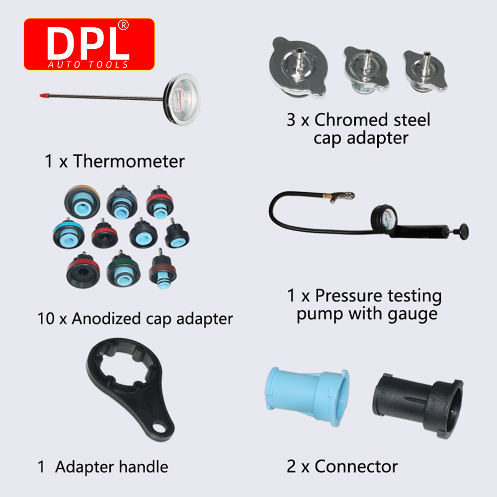 18 Pcs Radiator Pressure Teste - đánh giá và giá Radiator Pressure Tester