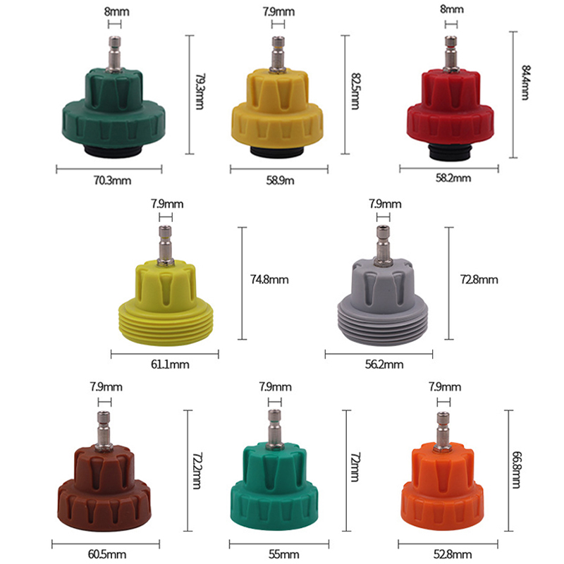 15Pcs Universal Radiator Press - đánh giá và giá Radiator Pressure Tester