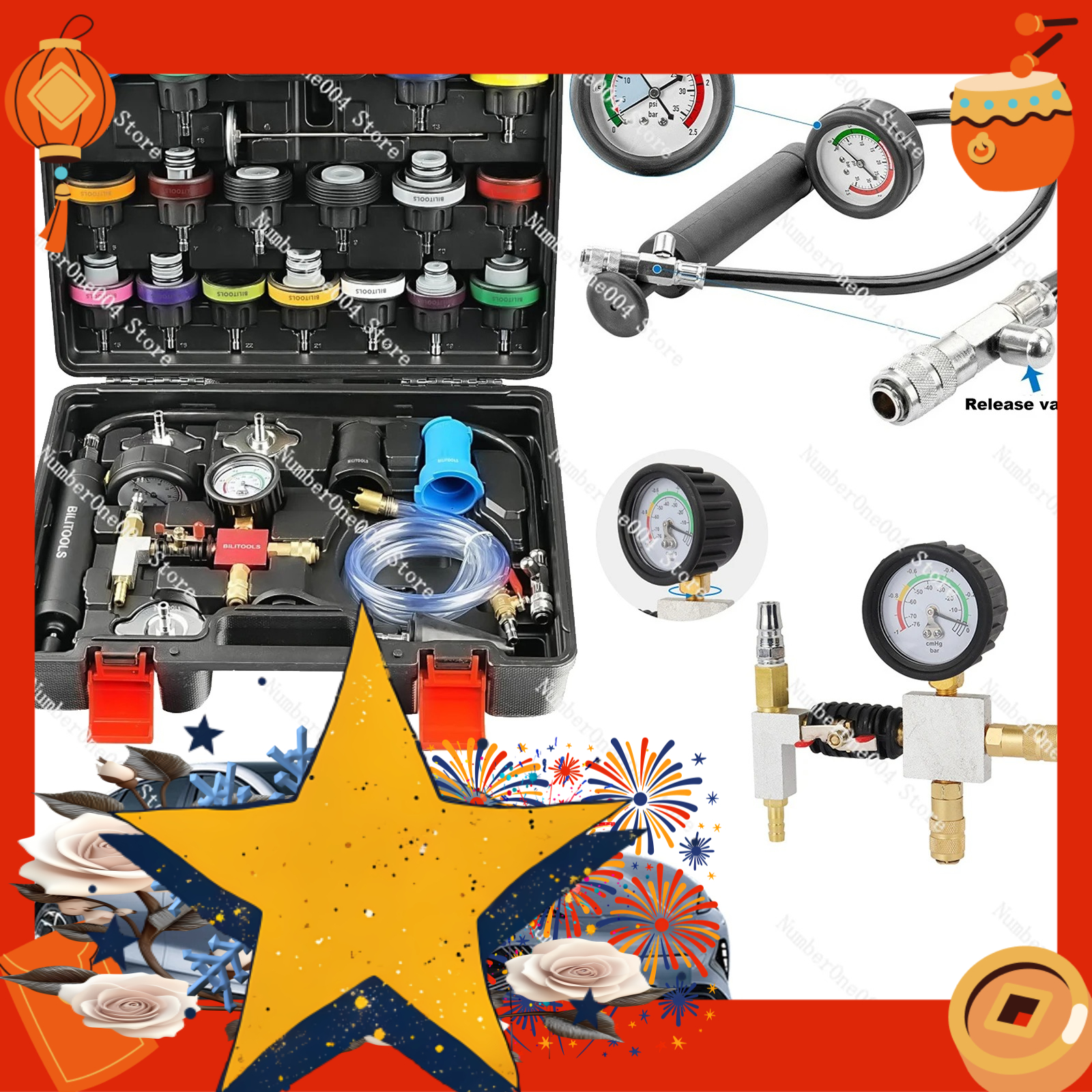 For Universal Fit Radiator Pum - đánh giá và giá Radiator Pressure Tester