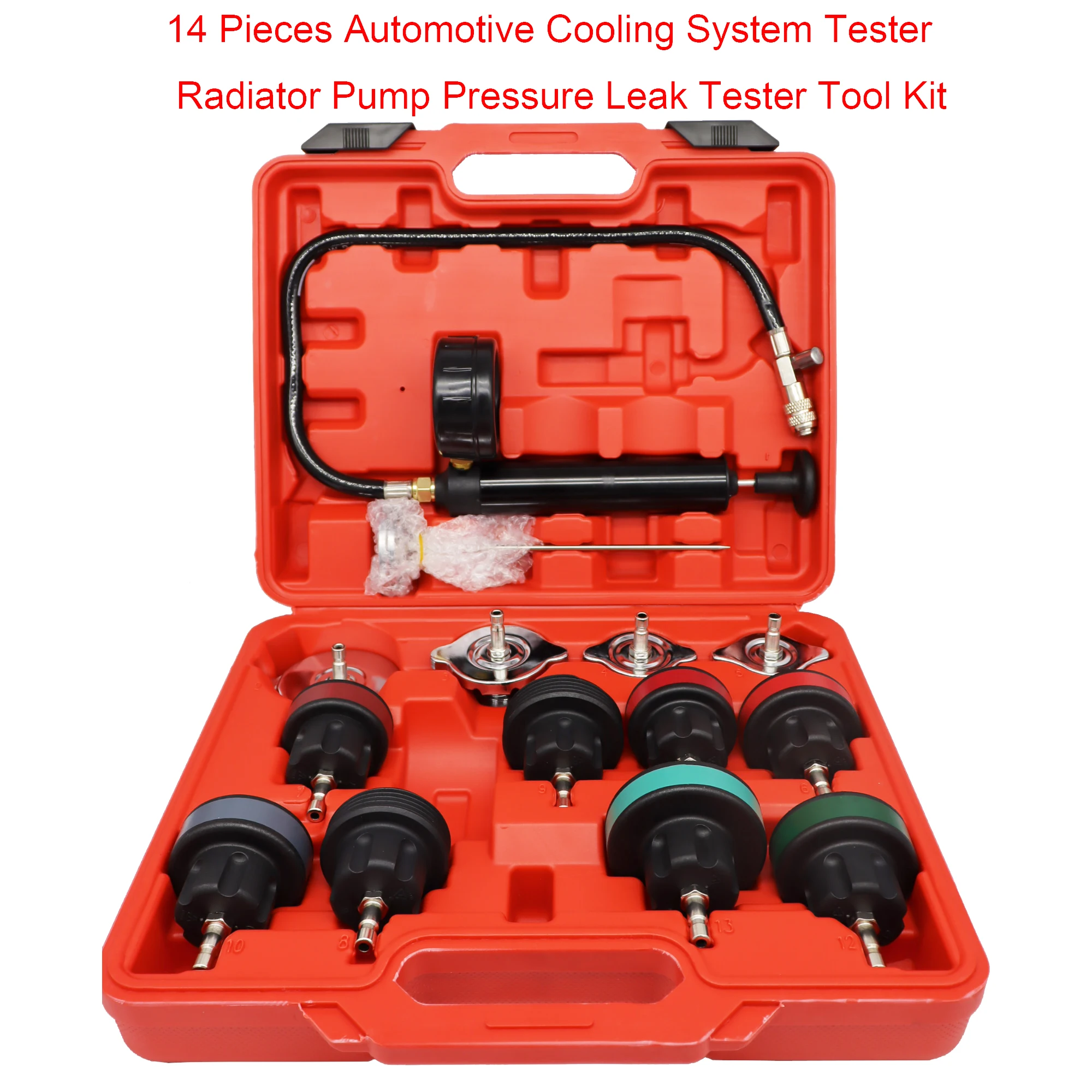14 Pcs Universal Radiator Pres - đánh giá và giá Radiator Pressure Tester